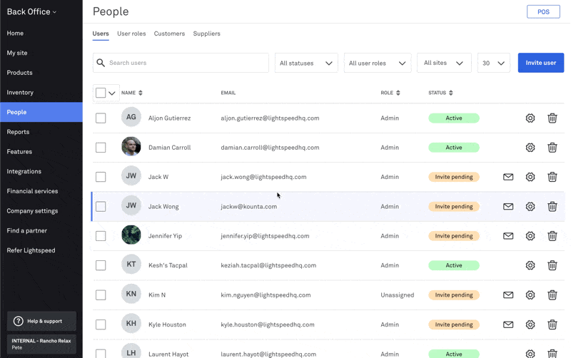Assign Role to Multiple Users Screenshot