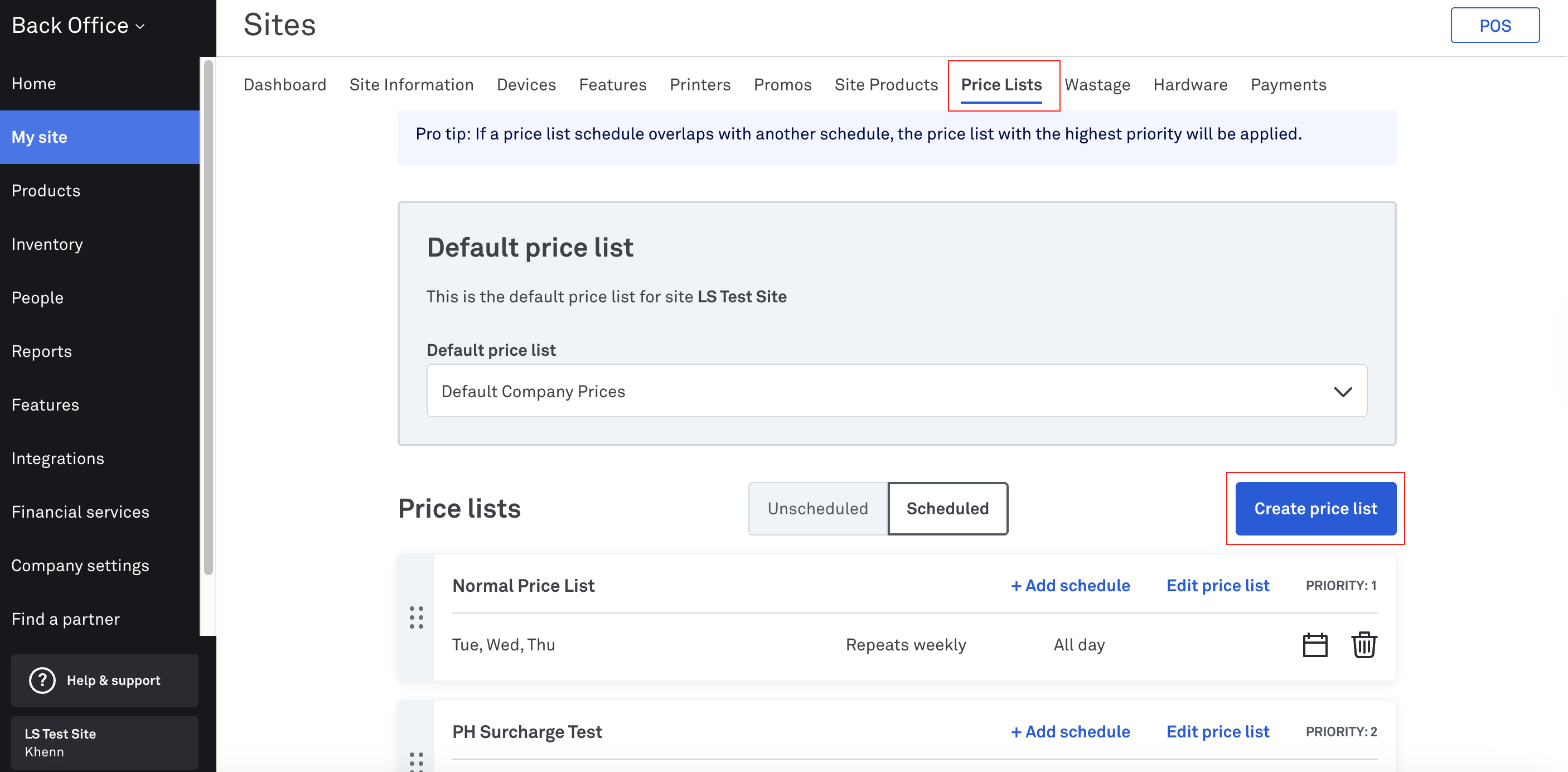 Photo of Creating Price Lists 