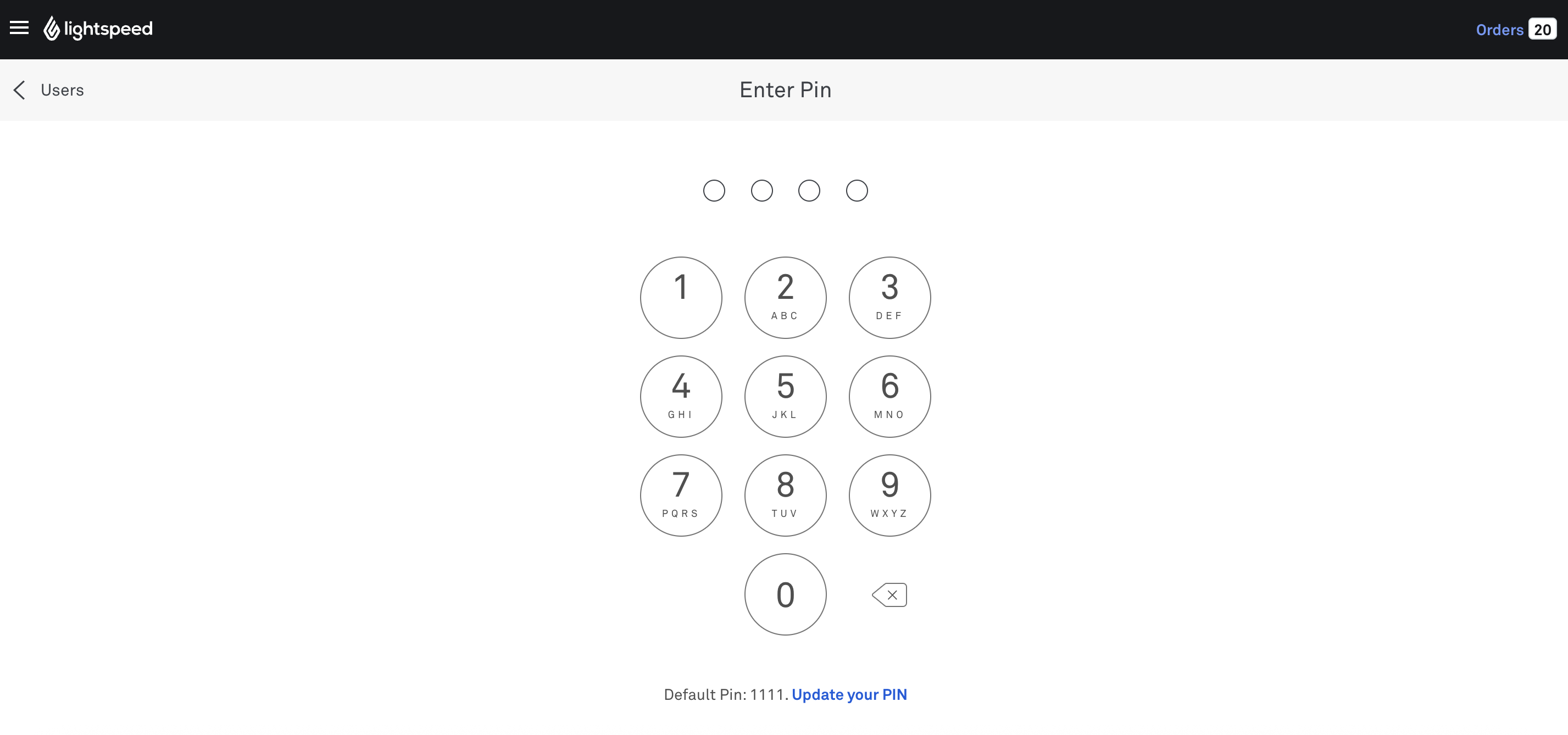 Enter PIN