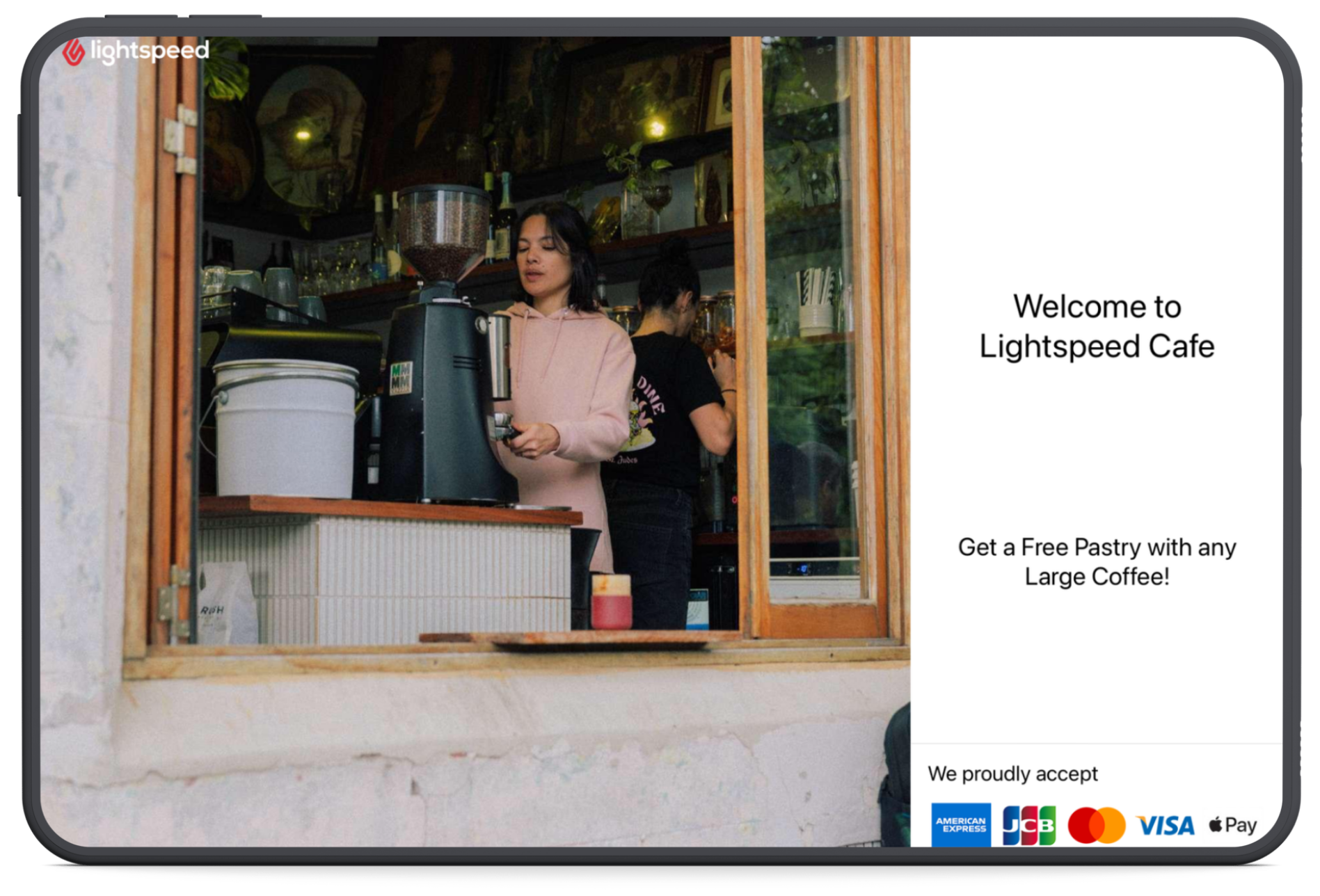 Customer Display background