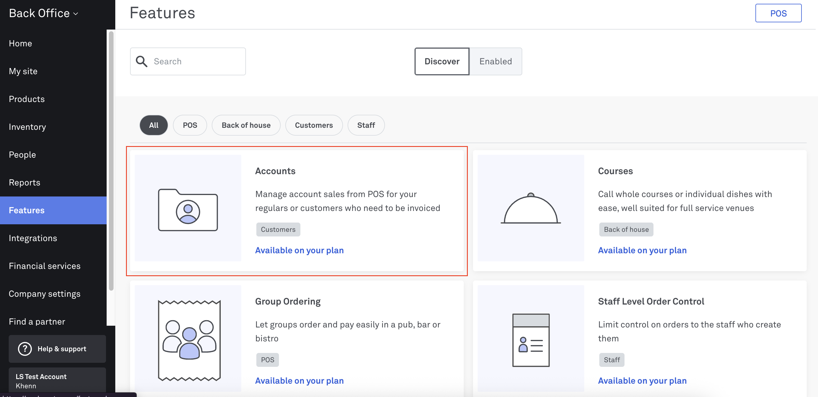 Accounts feature_Back Office