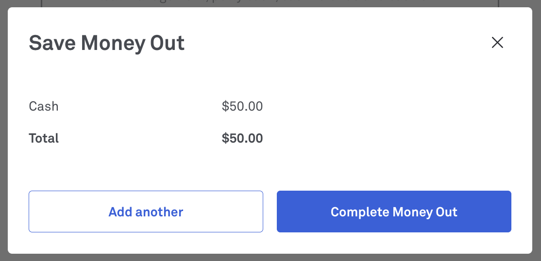 Money Out_POS