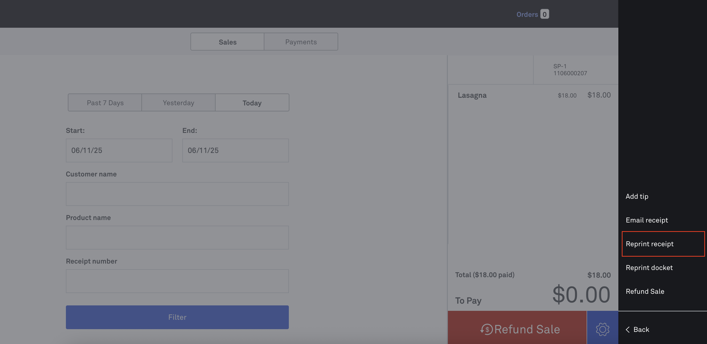 reprint receipt_POS