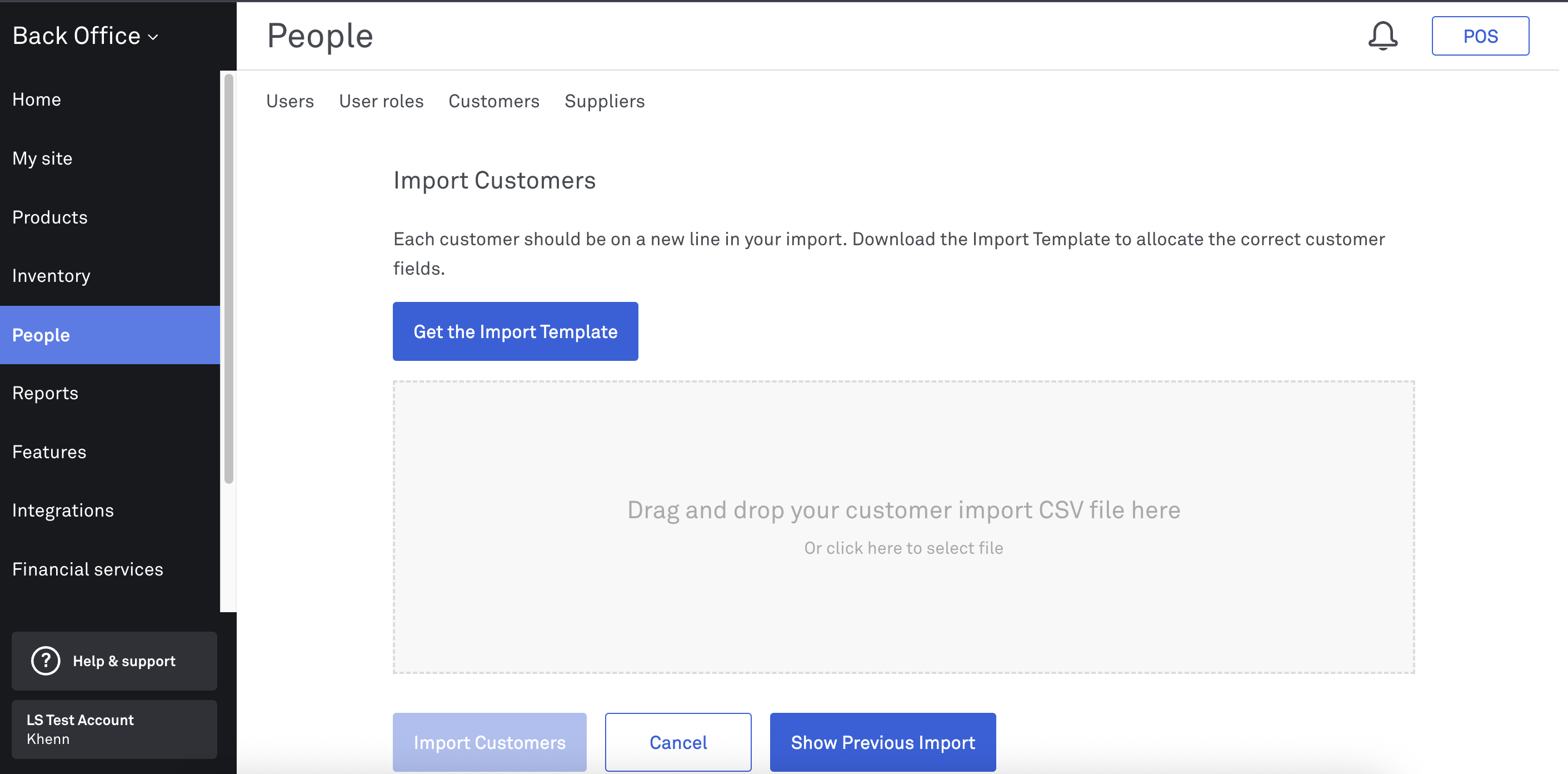 Import button_Back Office
