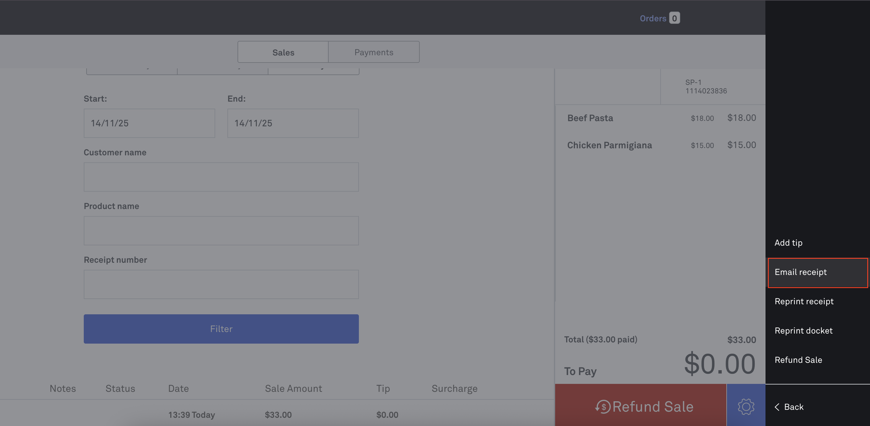 Email receipt_POS