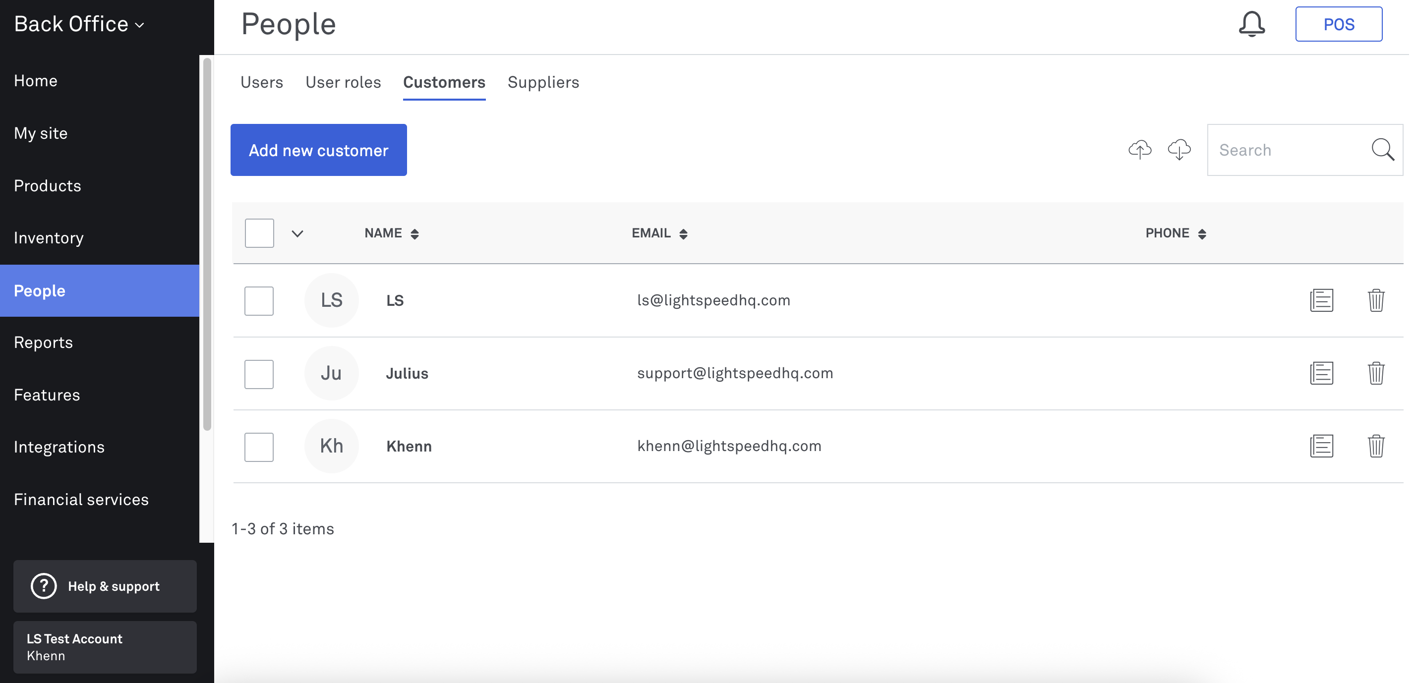 Add new customer_Back Office