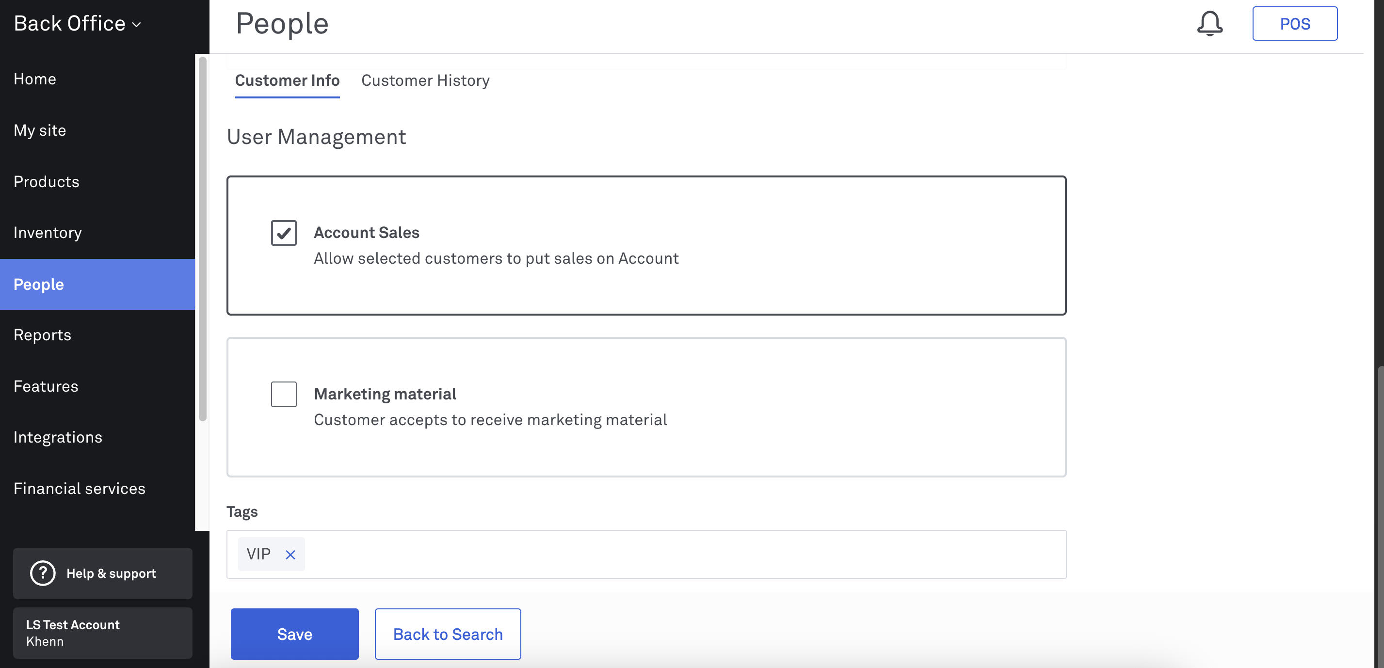 Customer_Account sales