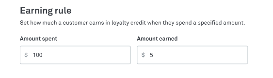 Earning rule_Lightspeed Loyalty