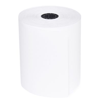 Printer white paper roll