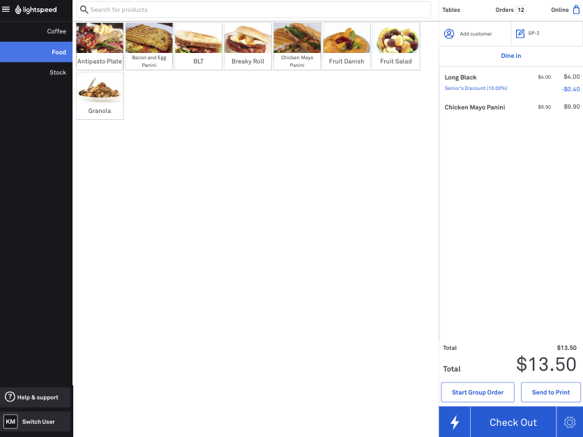 The discount appearing underneath individual product in the order summary screen